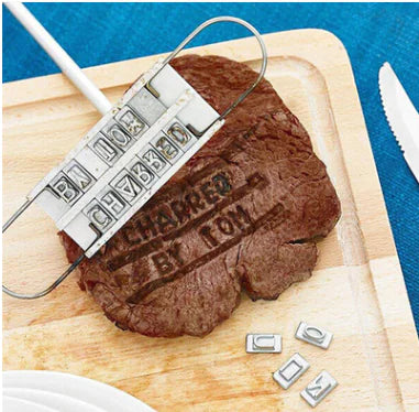 Barbecue Tools with Branding Stamp and Imprint Mold