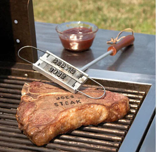 Barbecue Tools with Branding Stamp and Imprint Mold