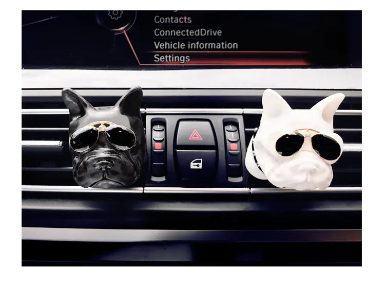 Car Air Freshener Clip - French Bulldog Design