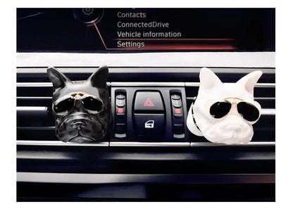 Car Air Freshener Clip - French Bulldog Design