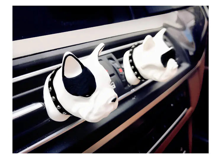 Car Air Freshener Clip - French Bulldog Design