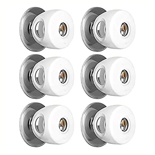 6 Pack Child Safety Door Knob Cover Baby Doorknob Handle Cover Kids Proof Door Knob Covers Lockable Design for Home Bedroom Living room Kangkangk