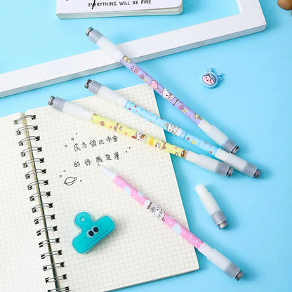 Cute Cartoon Luminous Rotating Gel Pen