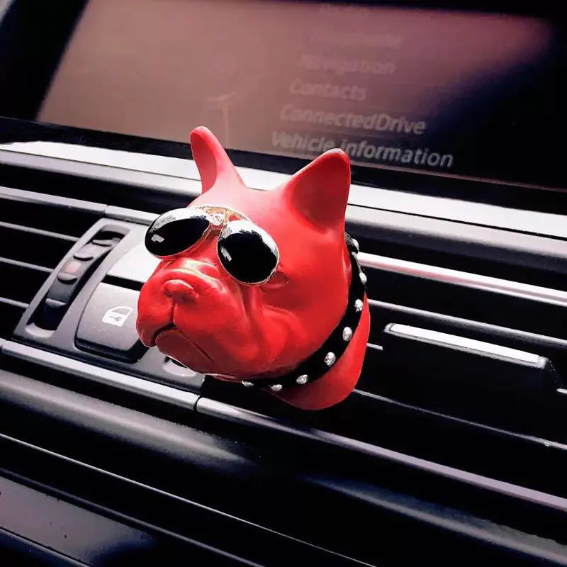 Car Air Freshener Clip - French Bulldog Design